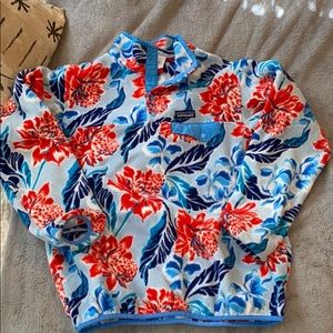 Patagonia Floral Synchilla Sweatshirt